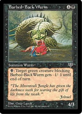 MTG BARBED-BACK WURM