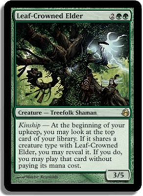 MTG LEAF-CROWNED ELDER