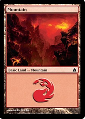 MTG MOUNTAIN (BRICLOT 2) FOIL