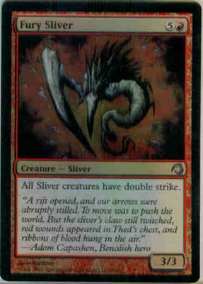 MTG FURY SLIVER (FOIL)