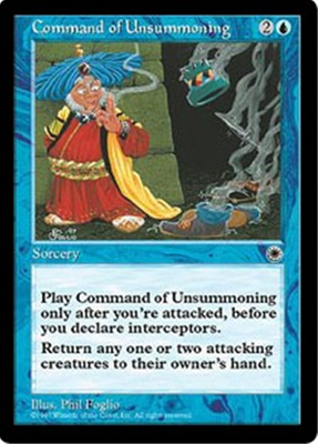 MTG COMMAND OF UNSUMMONING