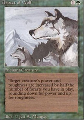 MTG ASPECT OF WOLF