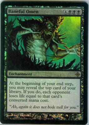 MTG BANEFUL OMEN (FOIL)