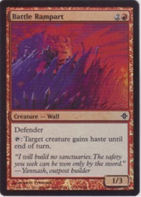 MTG BATTLE RAMPART (FOIL)