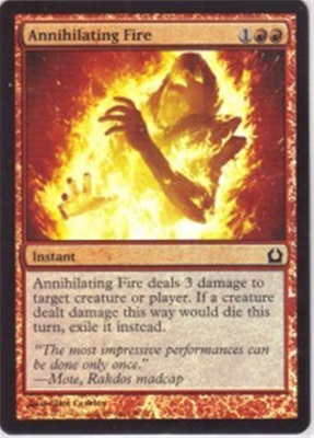 MTG ANNIHILATING FIRE (FOIL)