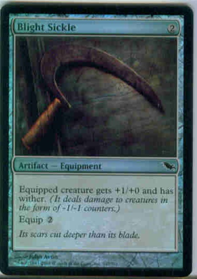 MTG BLIGHT SICKLE (FOIL)