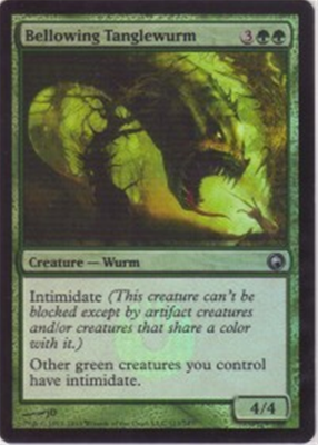 MTG BELLOWING TANGLEWURM FOIL