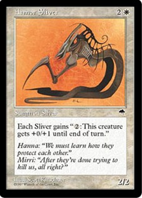 MTG ARMOR SLIVER