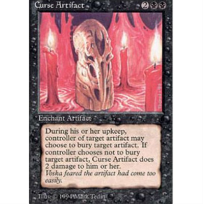 MTG CURSE ARTIFACT