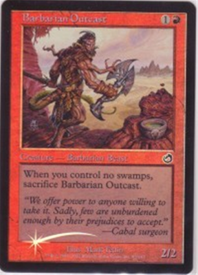 MTG BARBARIAN OUTCAST (FOIL)