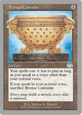 MTG BRONZE CALENDAR