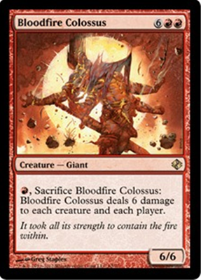 MTG BLOODFIRE COLOSSUS