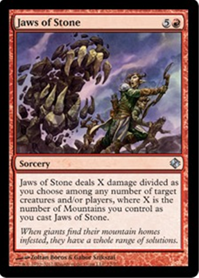 MTG JAWS OF STONE