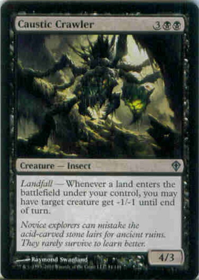 MTG CAUSTIC CRAWLER