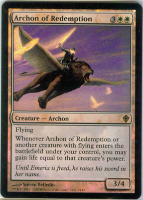 MTG ARCHON OF REDEMPTION FOIL