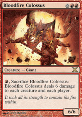 MTG BLOODFIRE COLOSSUS